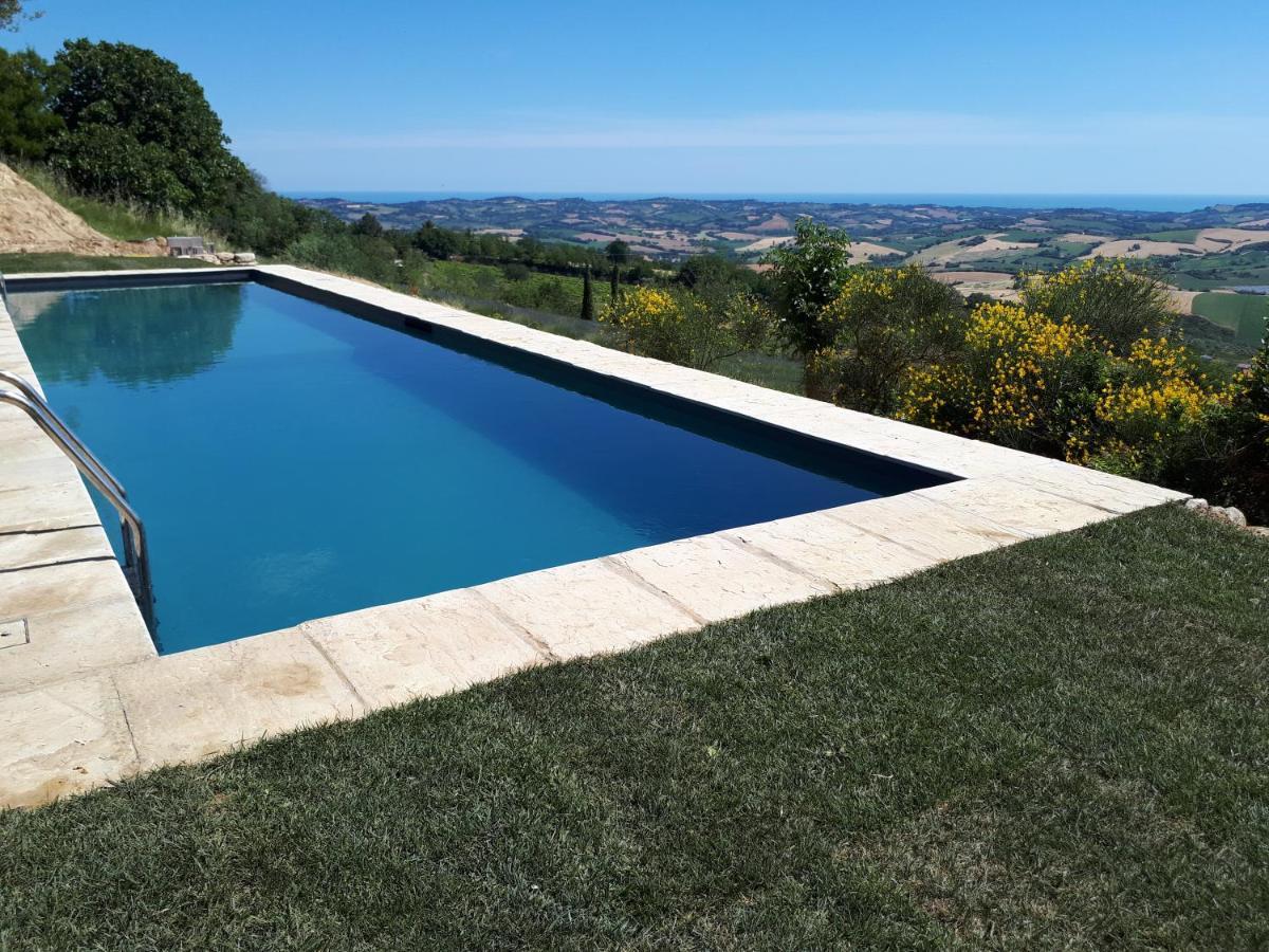 L'Infinito Bed & Breakfast Mombaroccio Eksteriør bilde